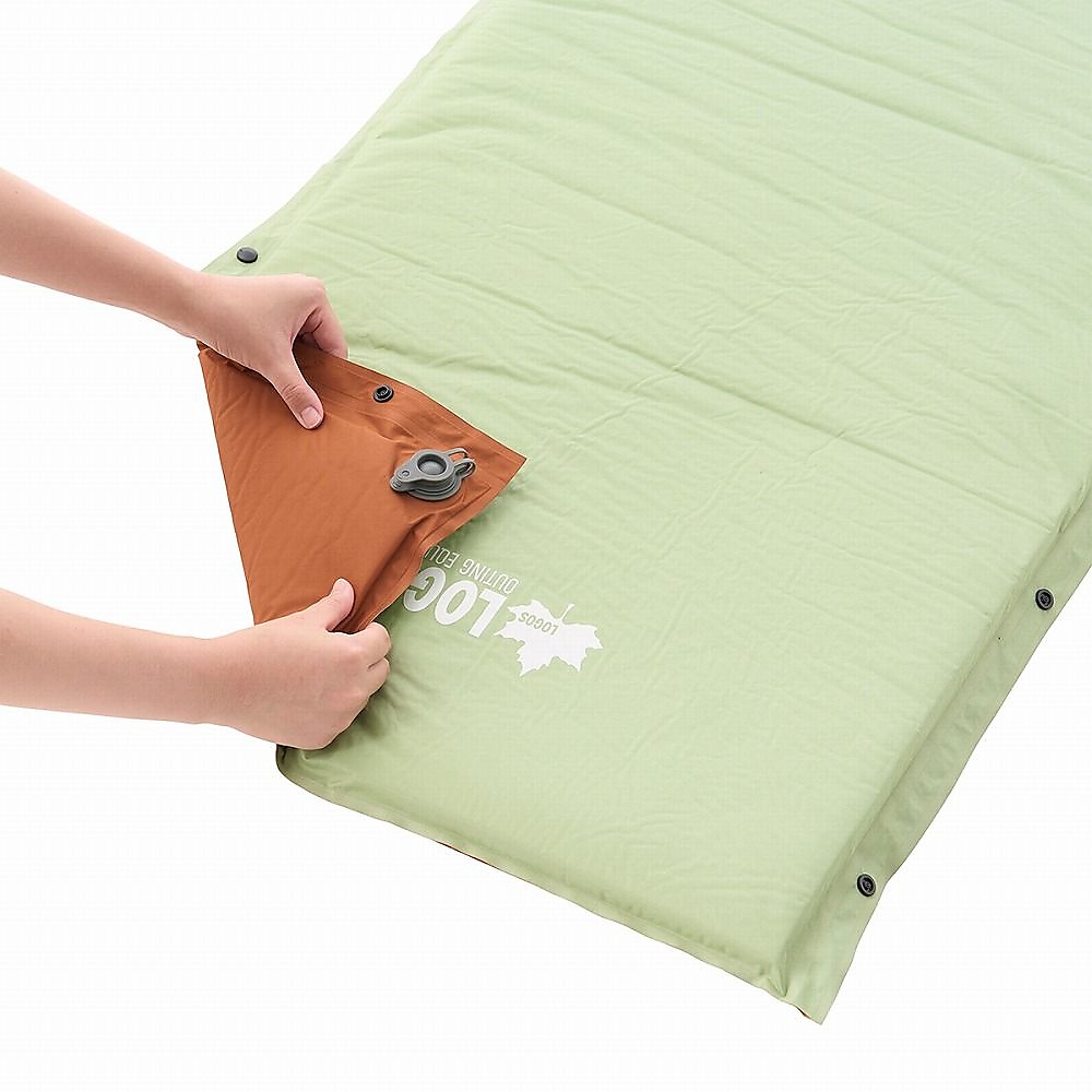 (楽ちんバルブ・高密弾力)55セルフインフレートマット・SOLO