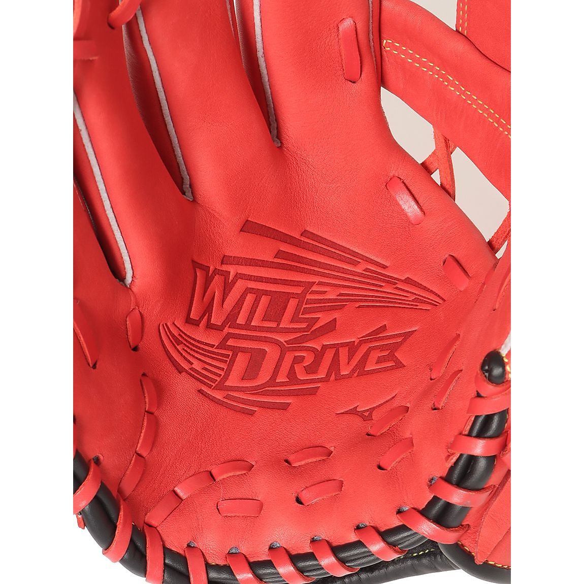 ジュニア軟式用ウィルドライブレッド(WILL DRIVE RED) 限定カラーオールラウンド用:サイズM