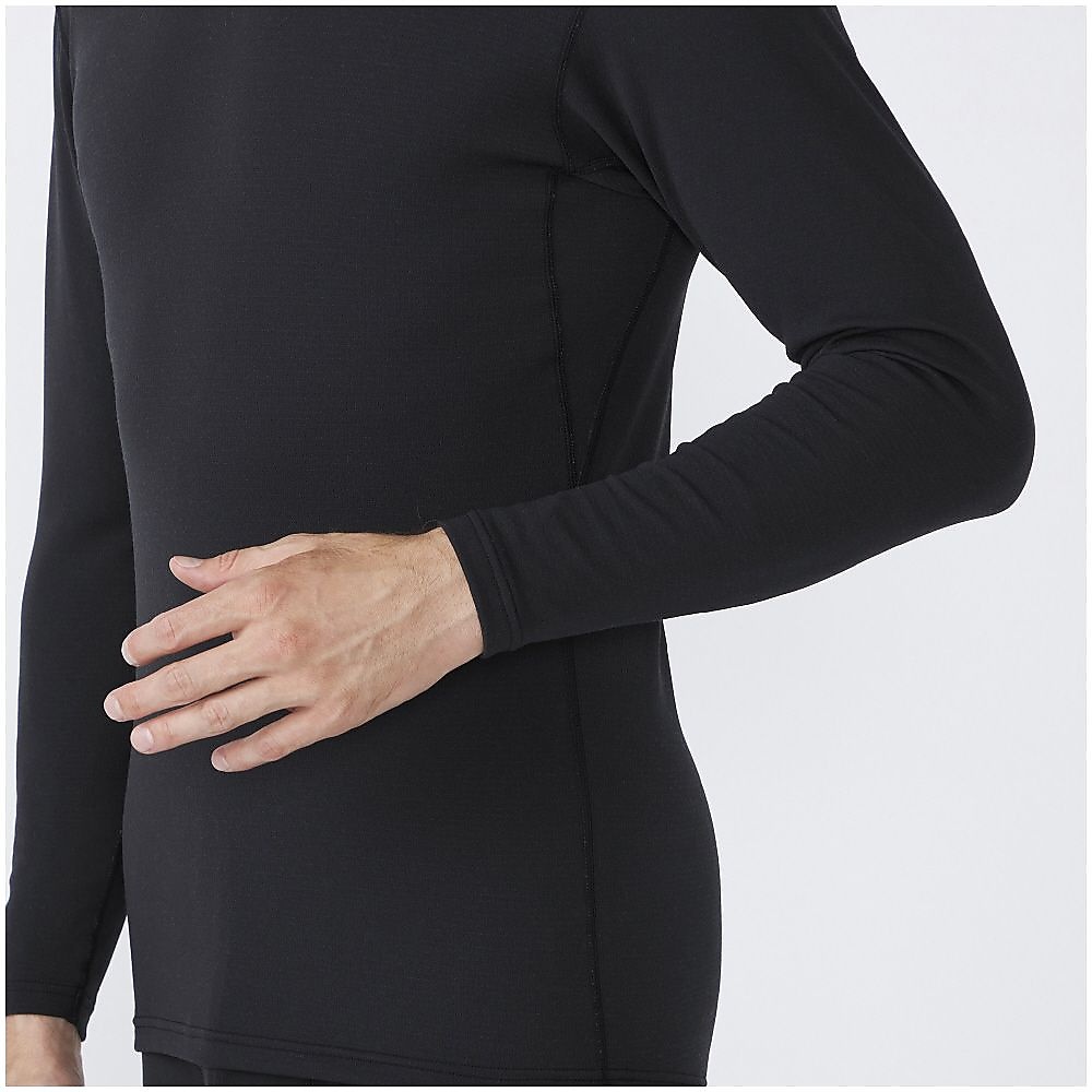 プレミアホットインナー　ブレスサーモ　中厚 for Active クルー長袖M