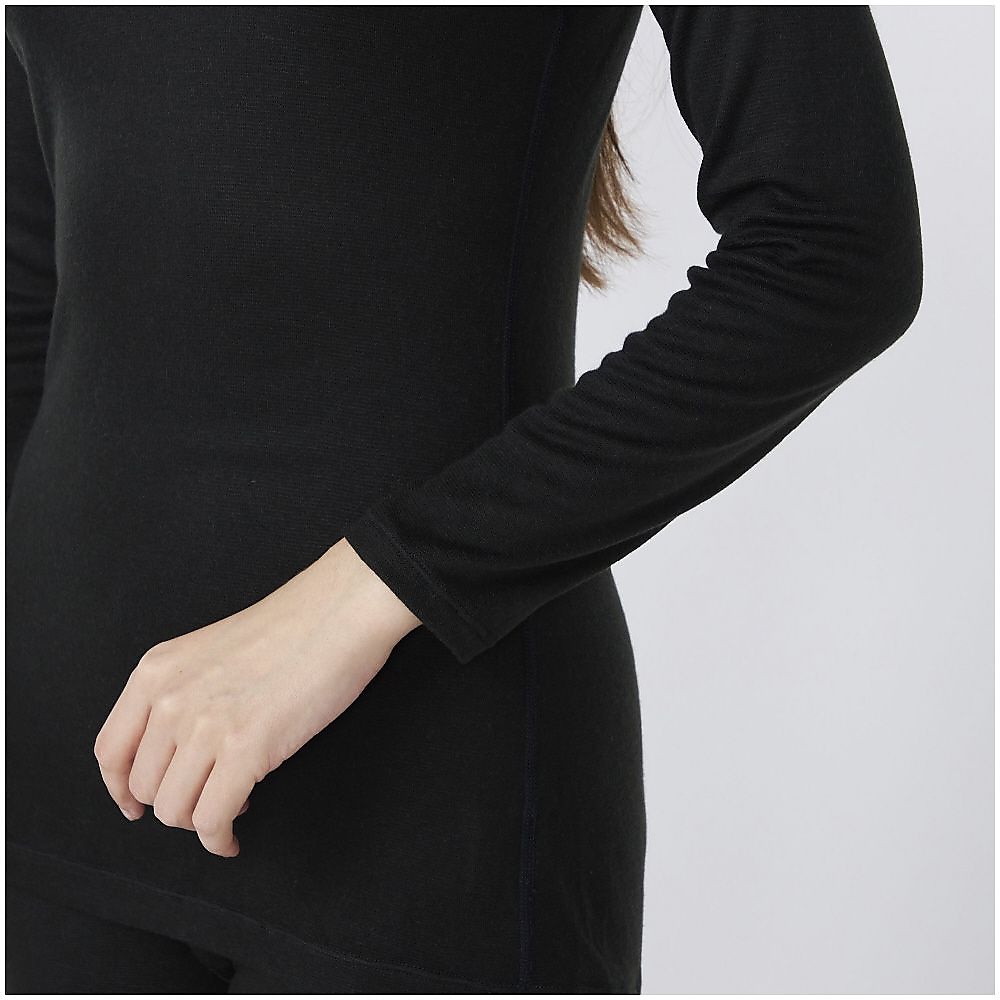 プレミアホットインナー　ブレスサーモ　中厚 for Active クルー長袖W