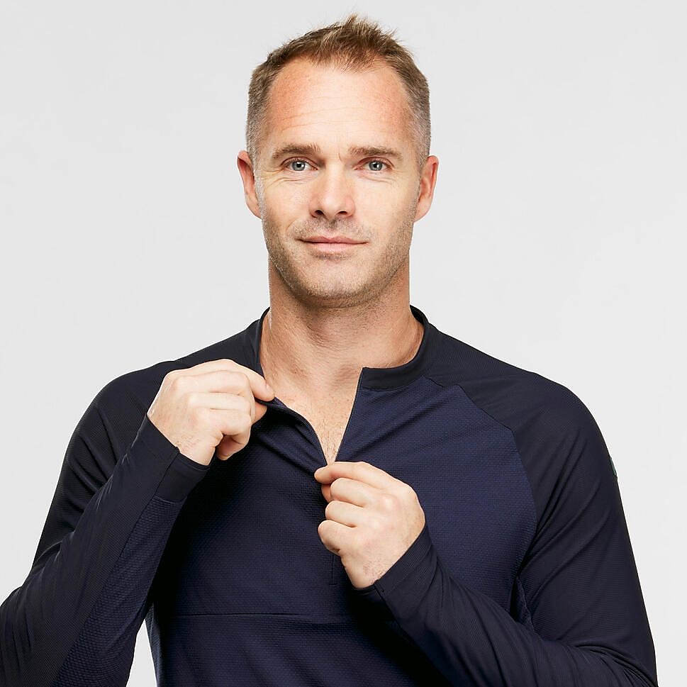 MENSトレック メリノウール 長袖 Tシャツ