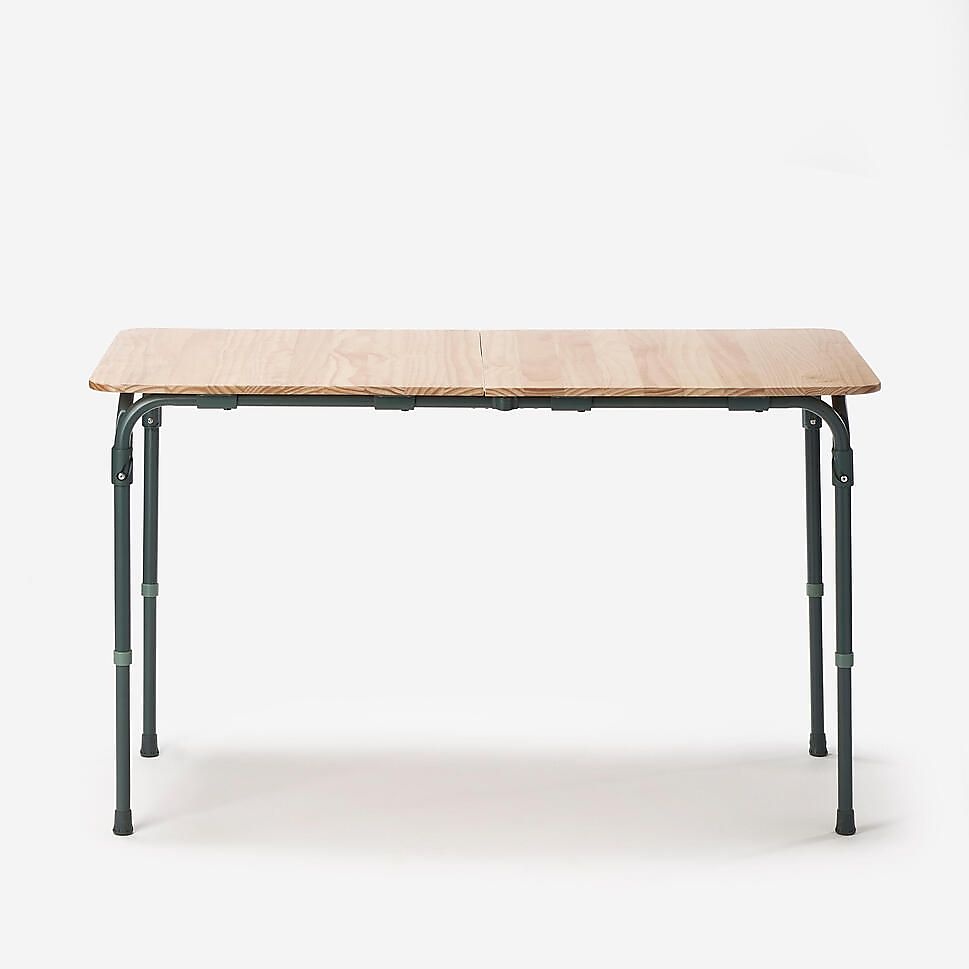 折りたたみ木製テーブルBEG
