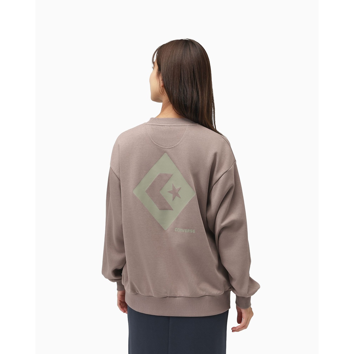 DIAMOND LOGO SWEAT CREW TOP LADIES