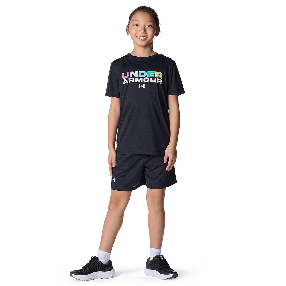UA SPEED STRIDE BRANDED LOGO SHORT SLEEVE T-SHIRT