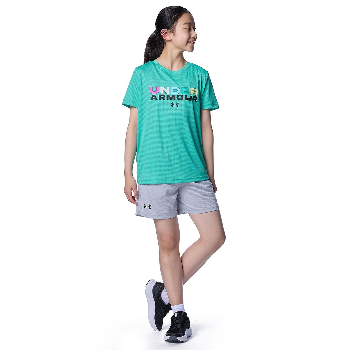 UA SPEED STRIDE BRANDED LOGO SHORT SLEEVE T-SHIRT