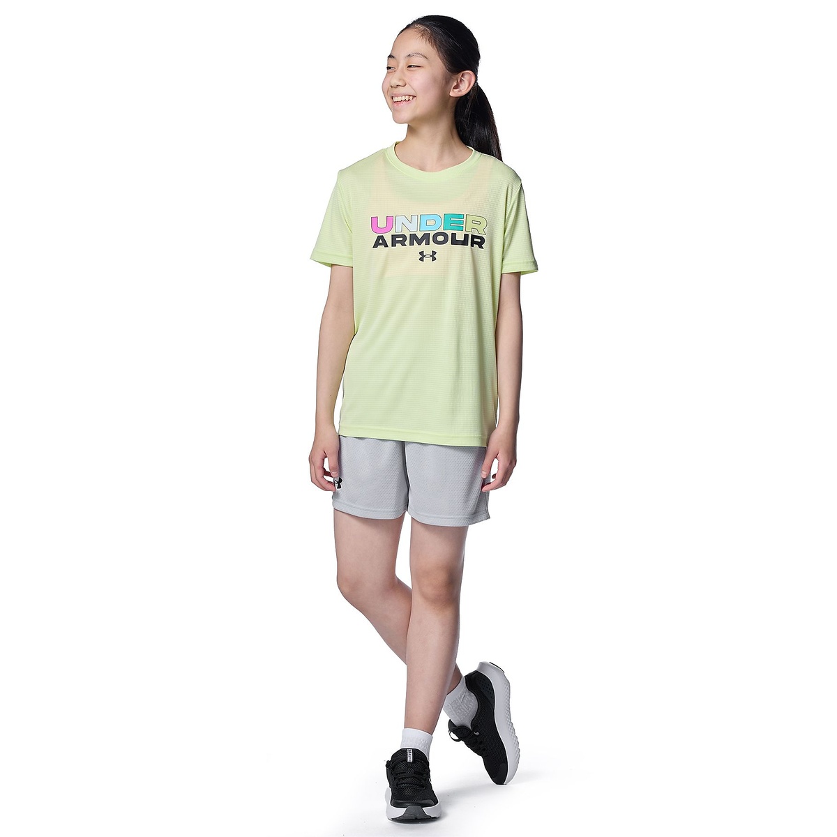 UA SPEED STRIDE BRANDED LOGO SHORT SLEEVE T-SHIRT