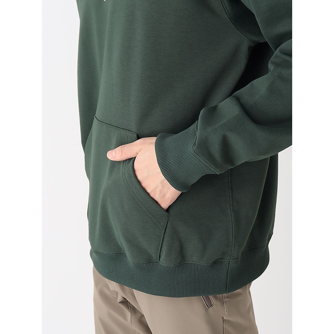 S LOGO HTR SWT HD(スモールロゴヘザースウェットフーディー)