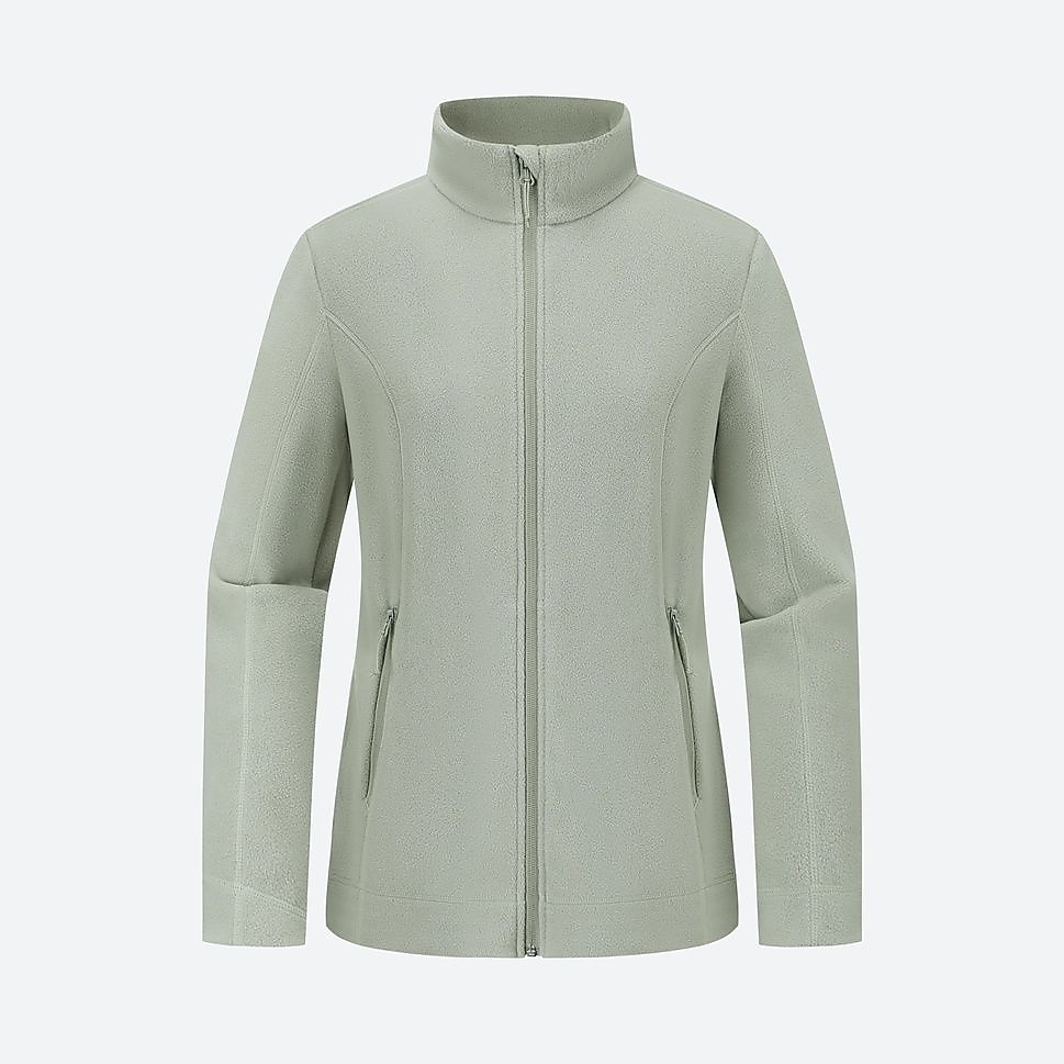 QUECHUAレディースフリースジャケットMH100 GRN