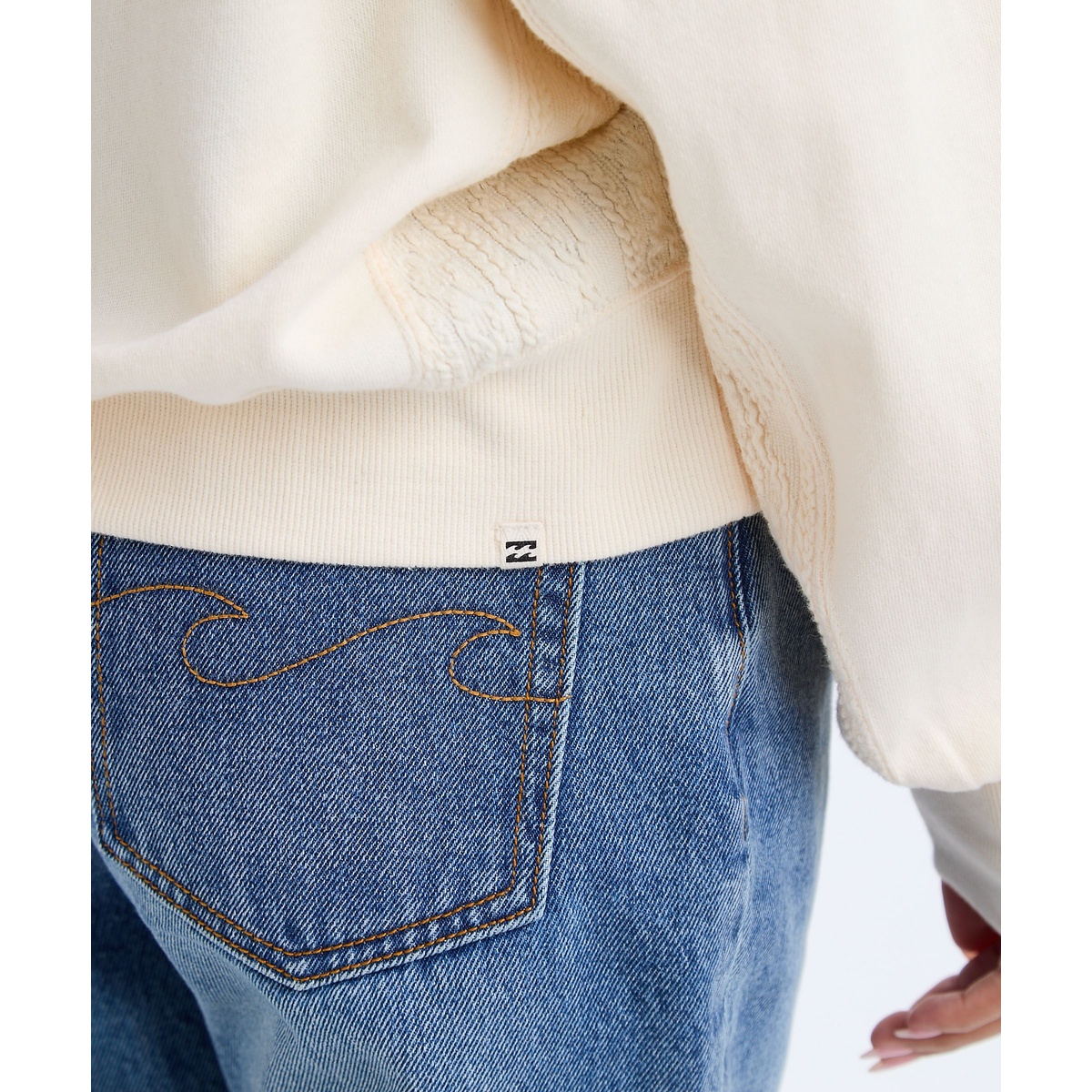 BOAT NECK LOOSE CROPPED CREW