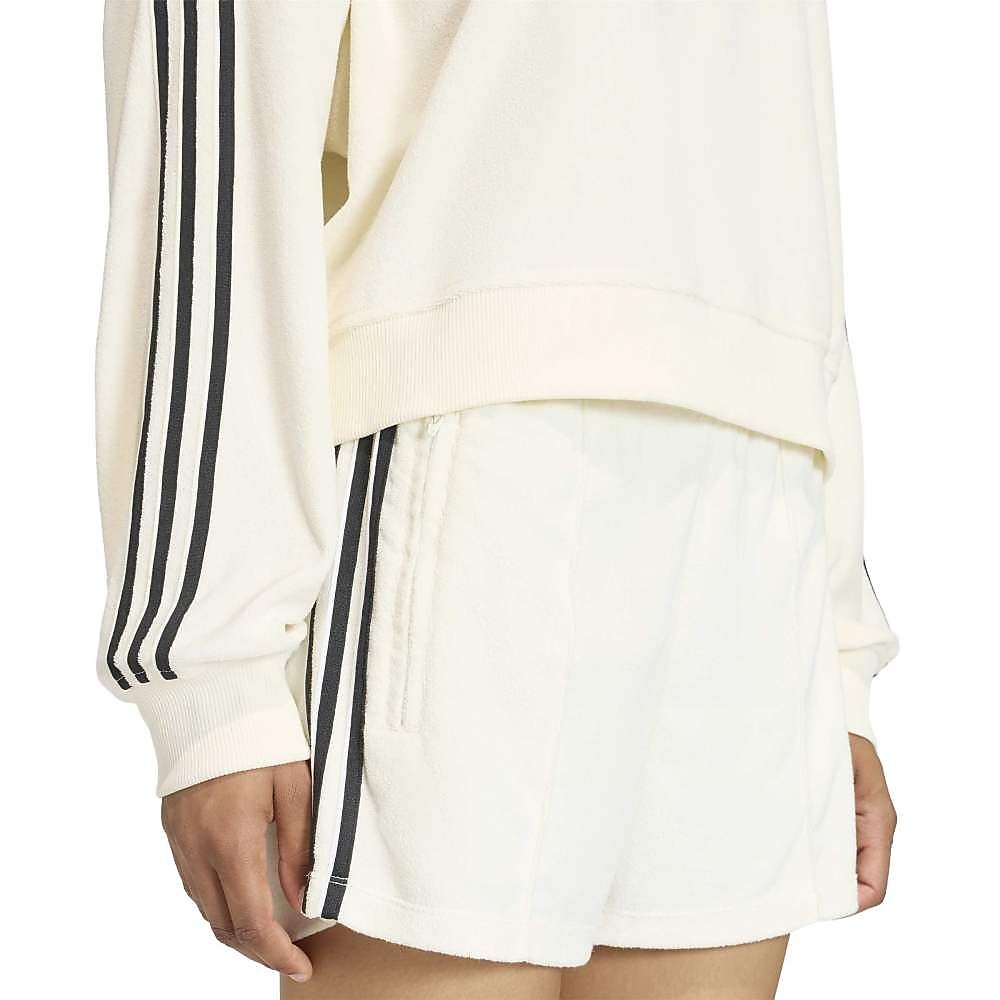 TERRY TOWEL V NECK LONG SLEEVES