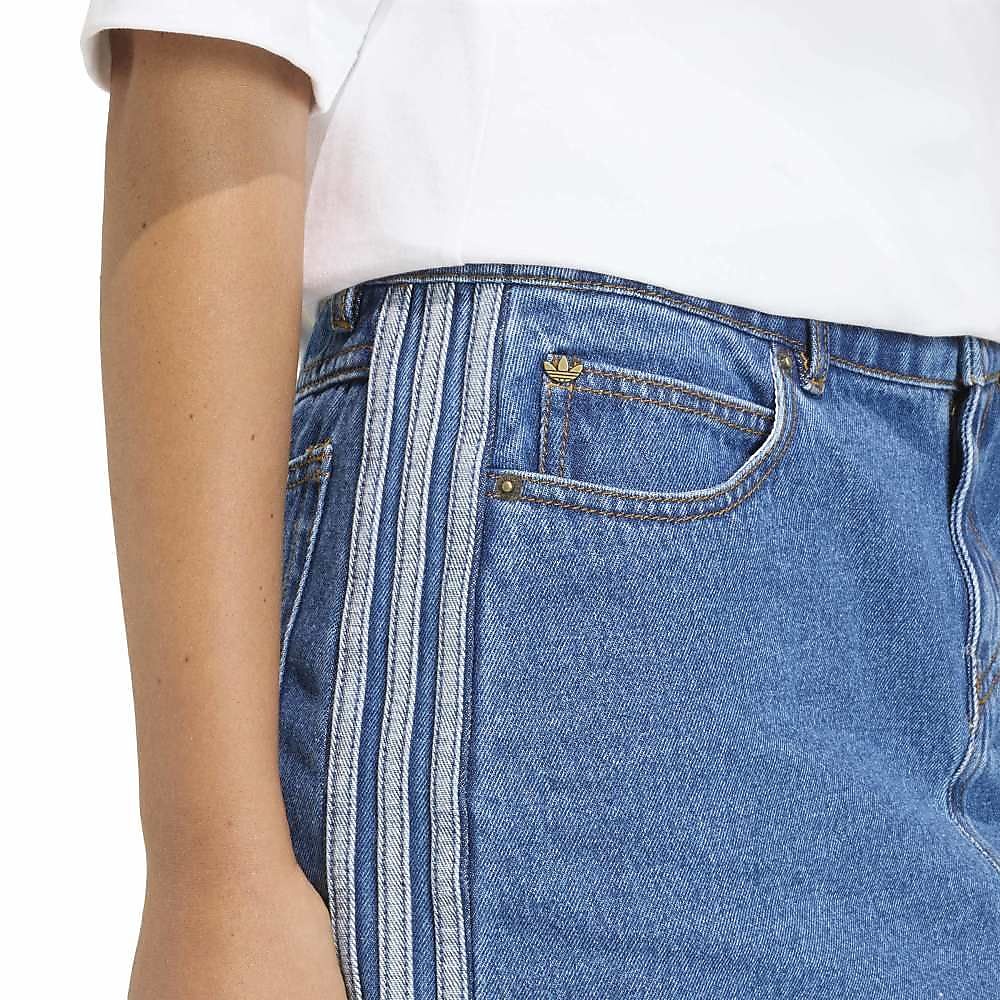 3 STRIPES SKIRT DENIM