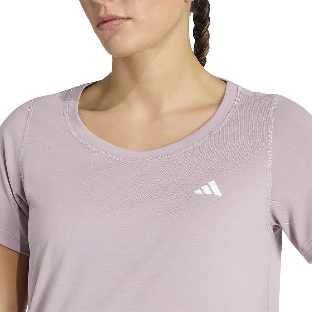 W WO-ES スクープネック Tシャツ