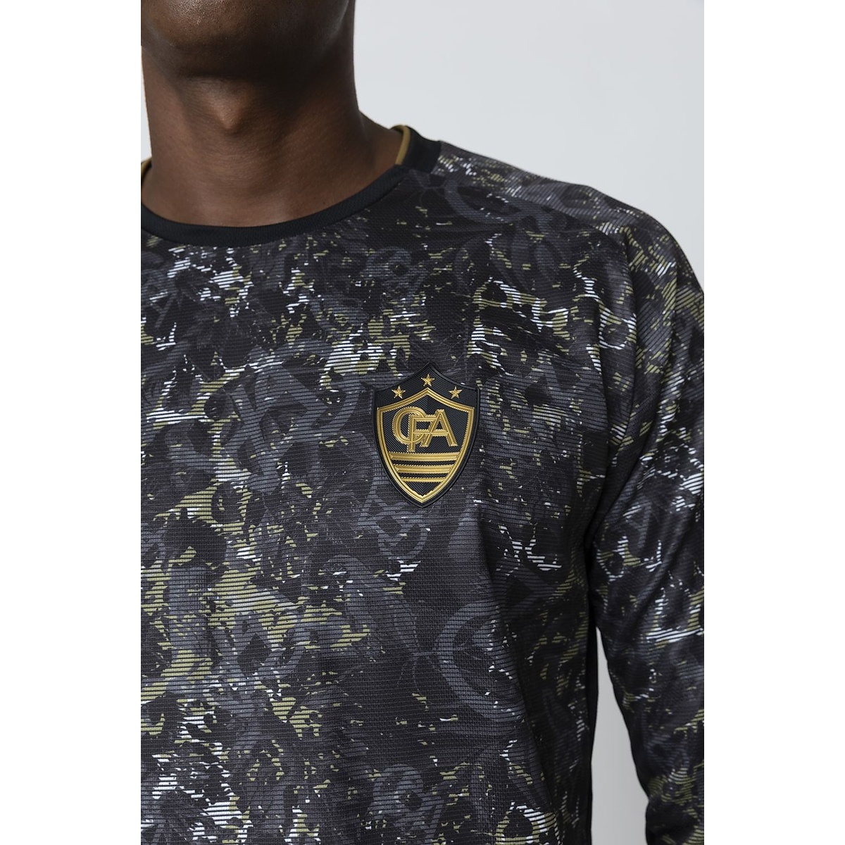 グラフィック長袖プラクティスシャツ