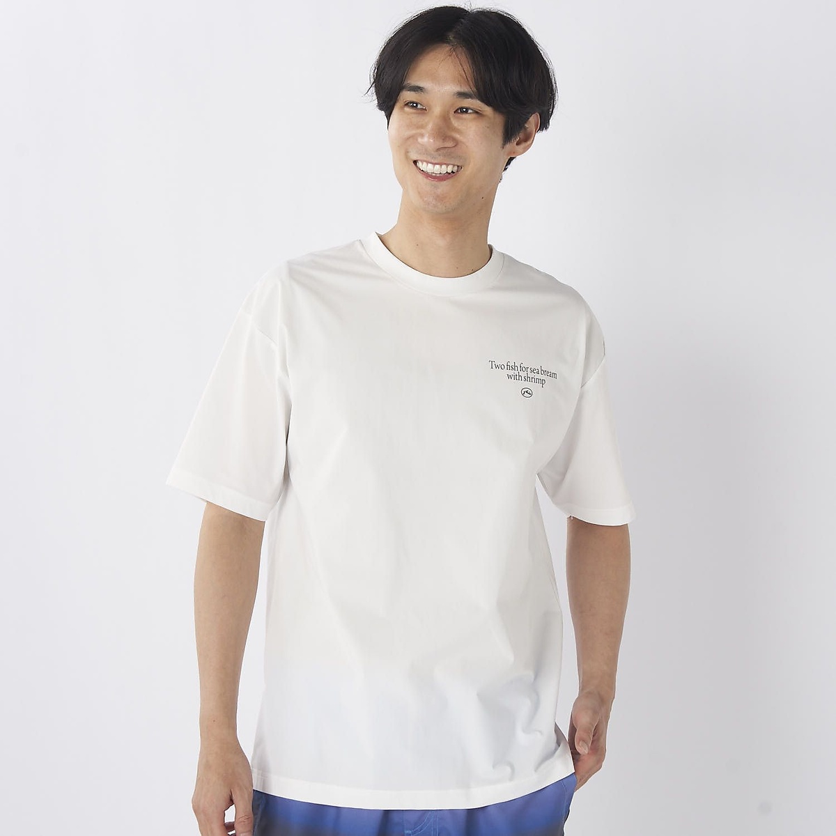 メンズRUSTYハンソデUVTシャツ