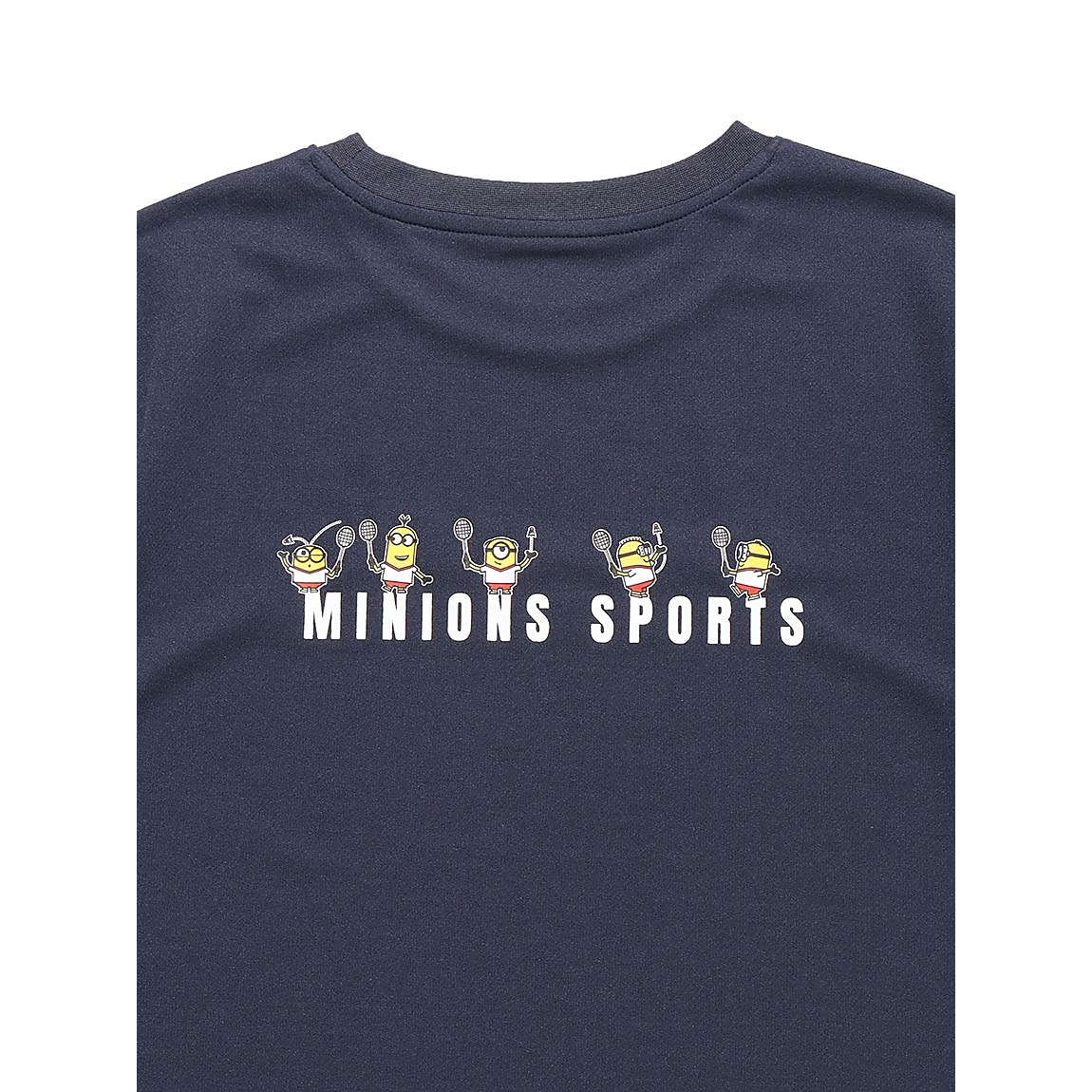 ミニオンズ ハチャメチャ バドミントンTシャツ
