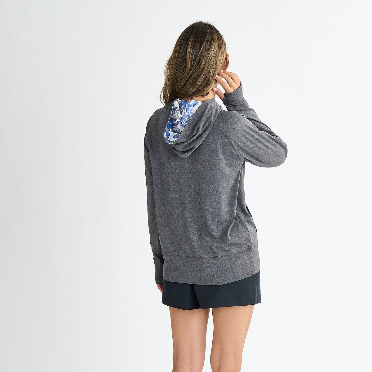 ARTSY FLORAL LOGO PARKA