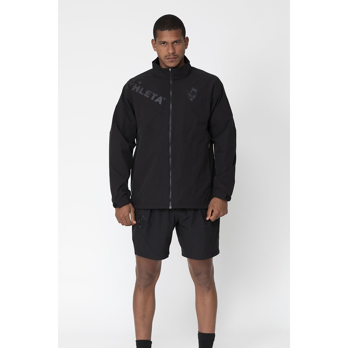 FCA カラーブロックTRショーツBLK