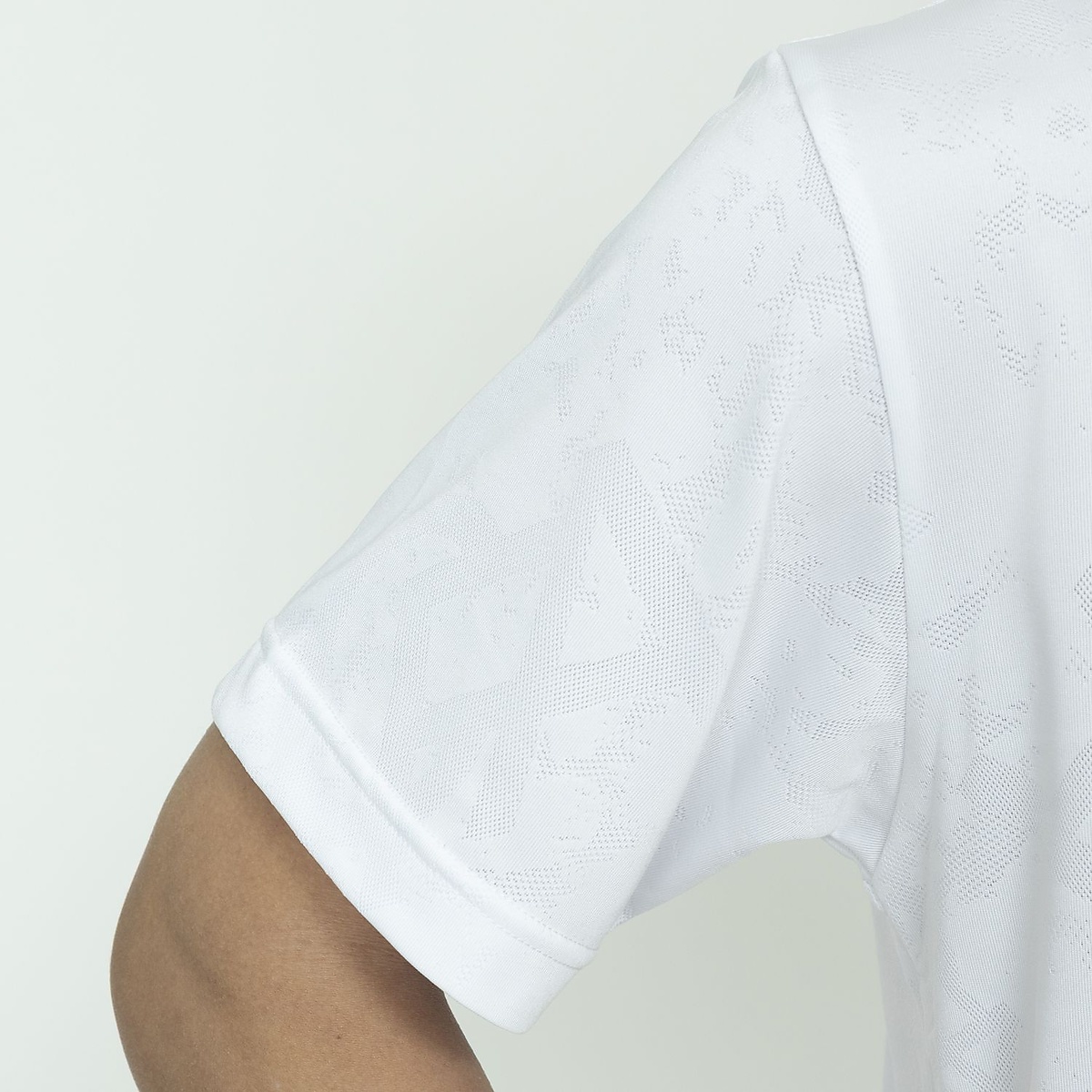 FCA ジャガードプラTシャツWHT