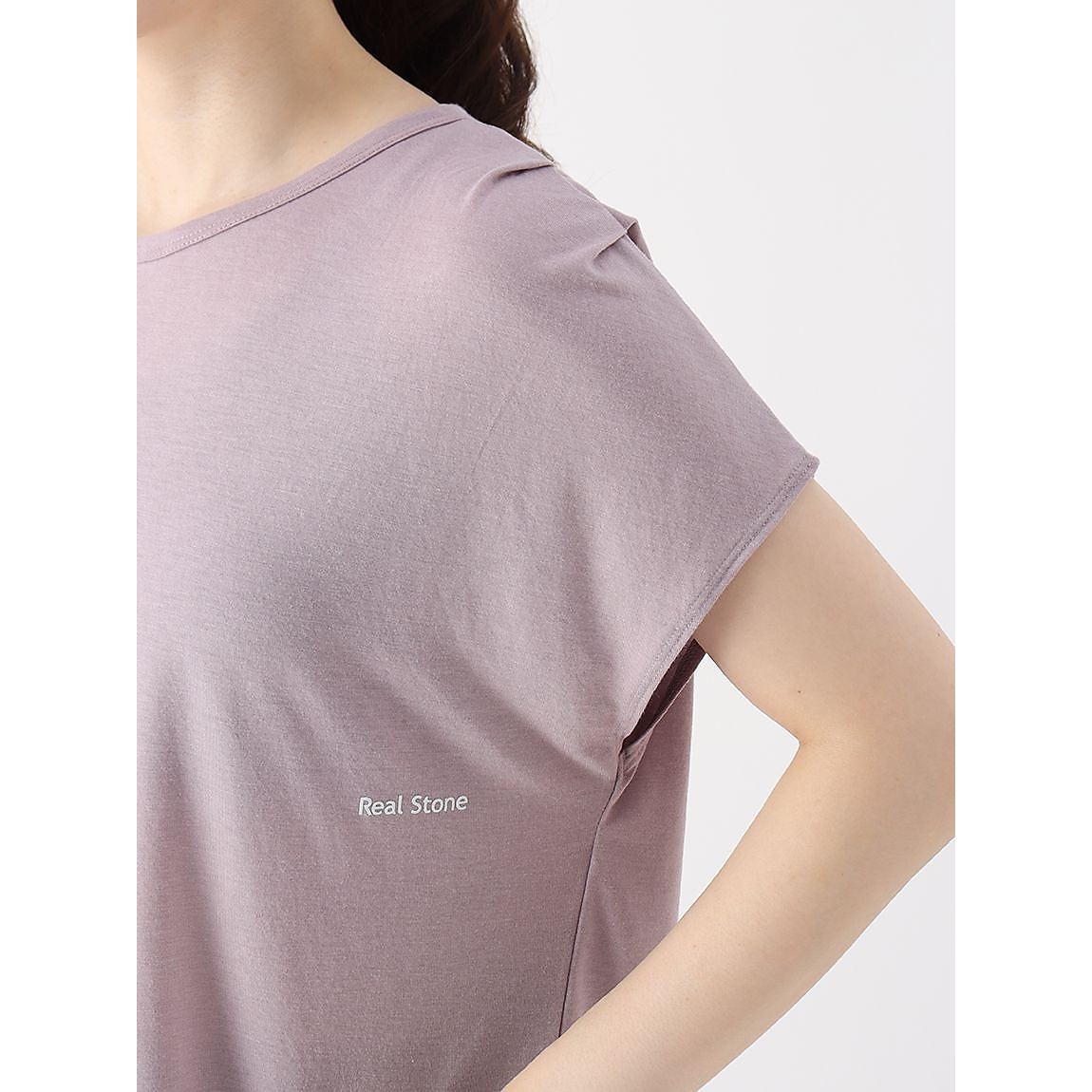 Real Stone フレンチスリーブトップ LV