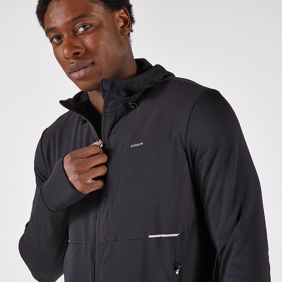 KIPRUNメンズジャケットRUN100 WARM BLK