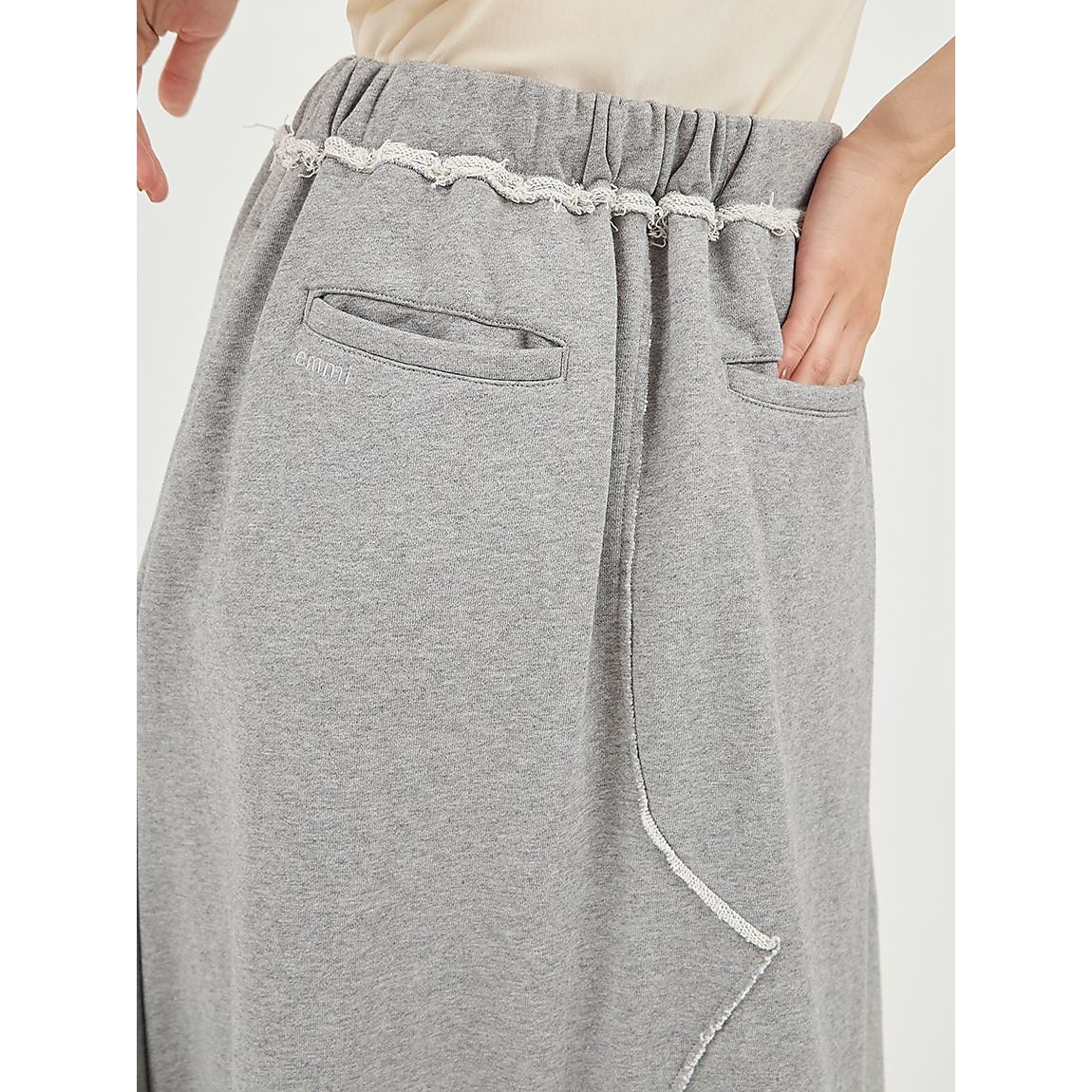 スウェットマキシスカート