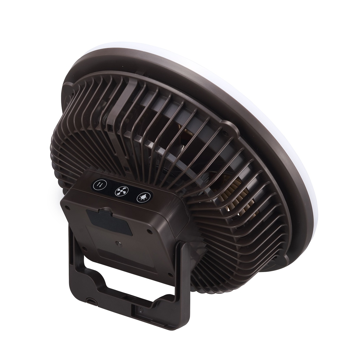 アウトドアマルチライトファン(ブラウン)