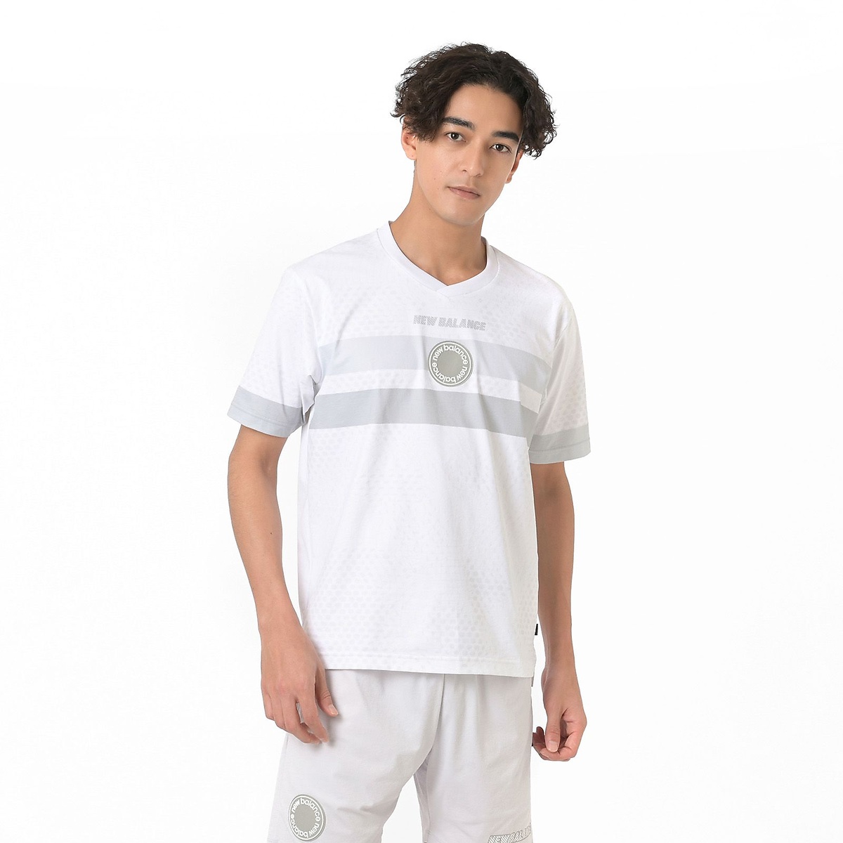 コットンライク ショートスリーブシャツ