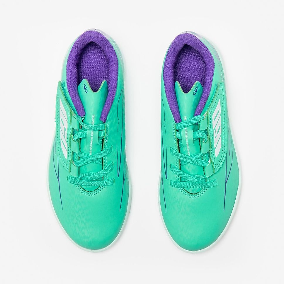 Decathlon キッズ サッカースパイク 面ファスナー 160 Easy Turf GRN