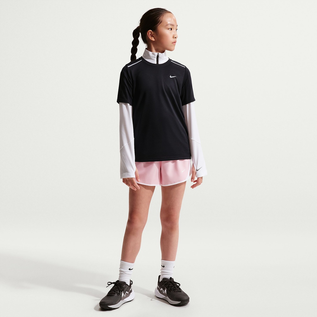 ナイキ YTH DF MILER S/S トップ