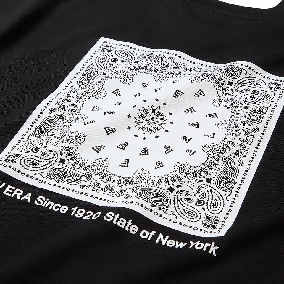 SS CT T PAISLEY BLK