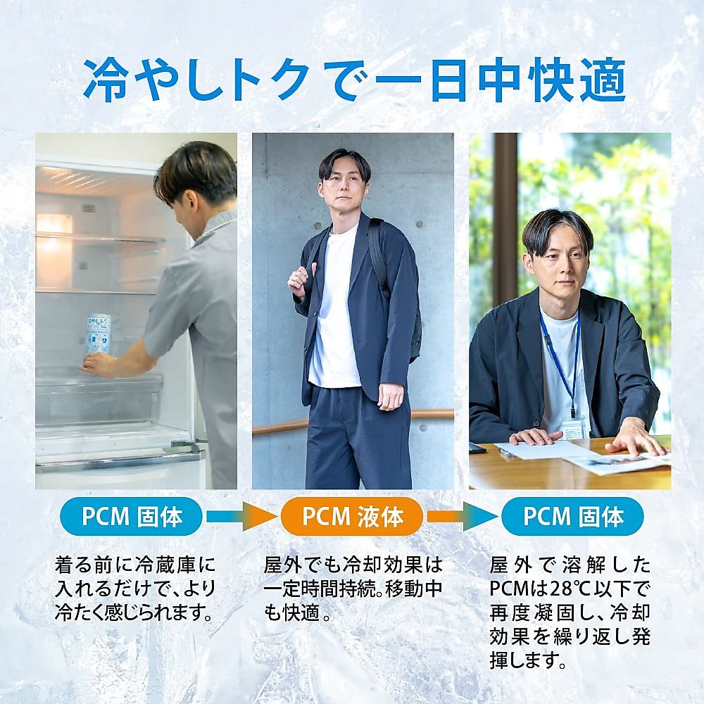 冷やしトク メンズ半袖Tシャツ