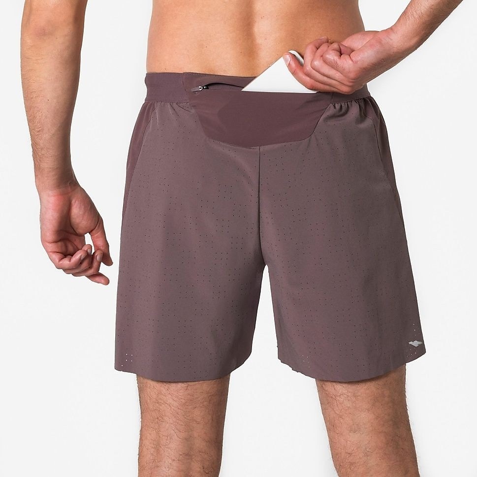 KIPRUNメンズショートパンツRUN 500 COMFORT BRN