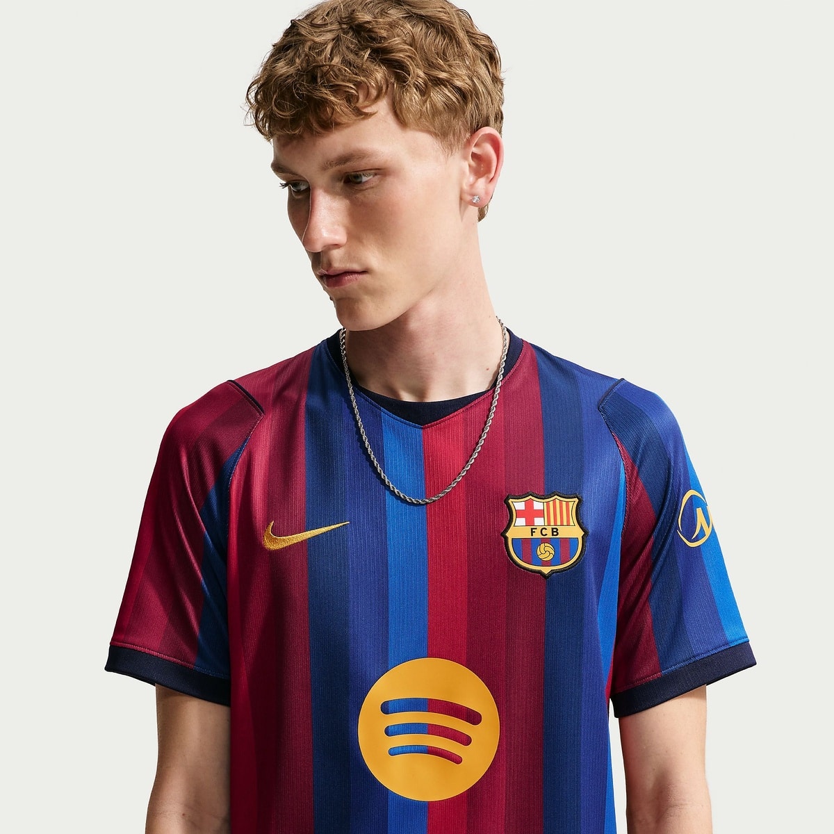 ナイキ FCB DF JSY STAD HM S/S トップ