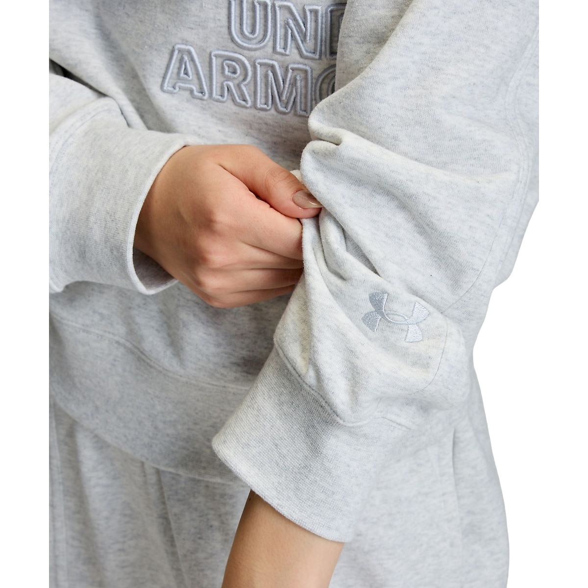 UA ESSENTIAL TERRY EMBROIDERY CREW
