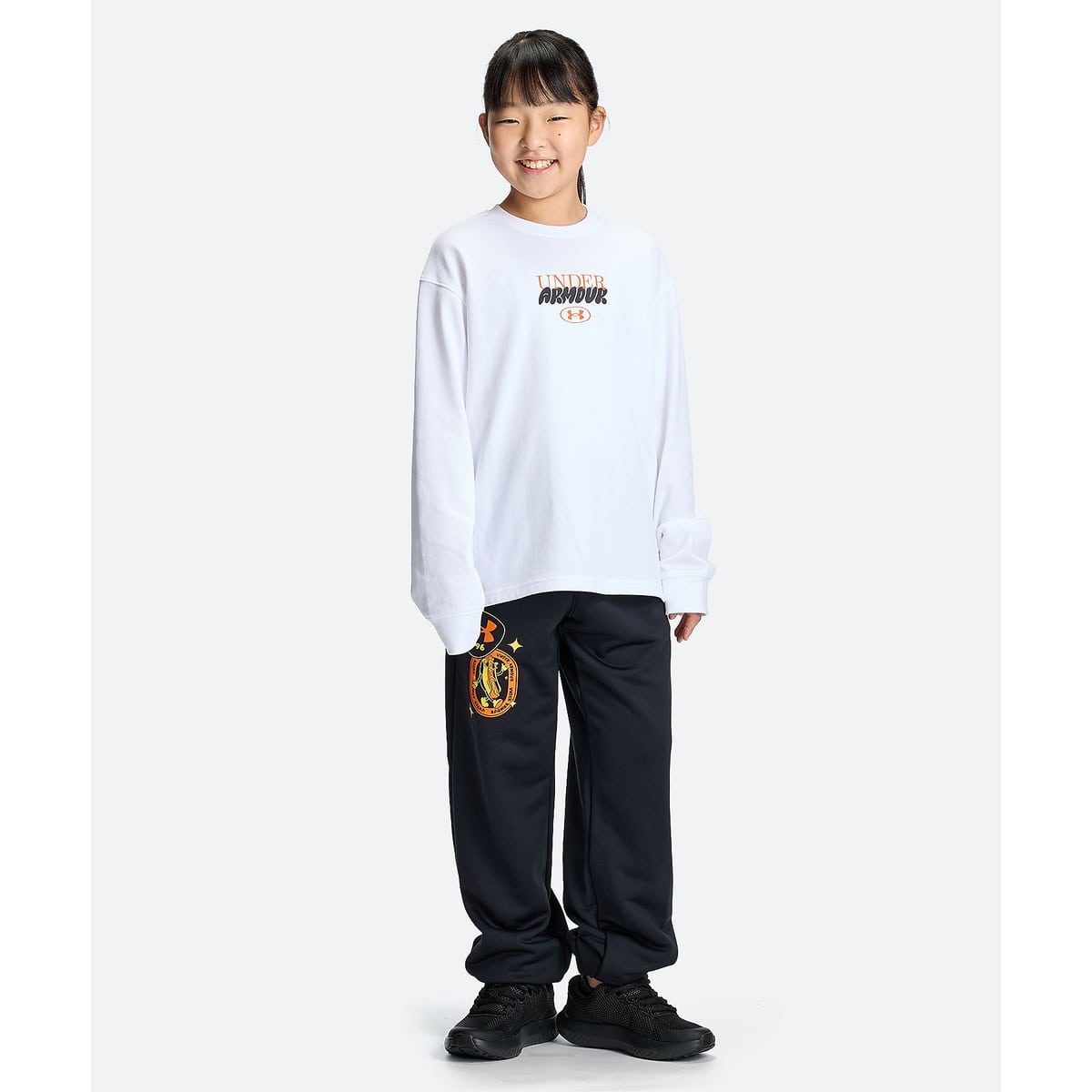 UA HEAVYWEIGHT COTTON GRAPHIC LONG SLEEVE T-SHIRT