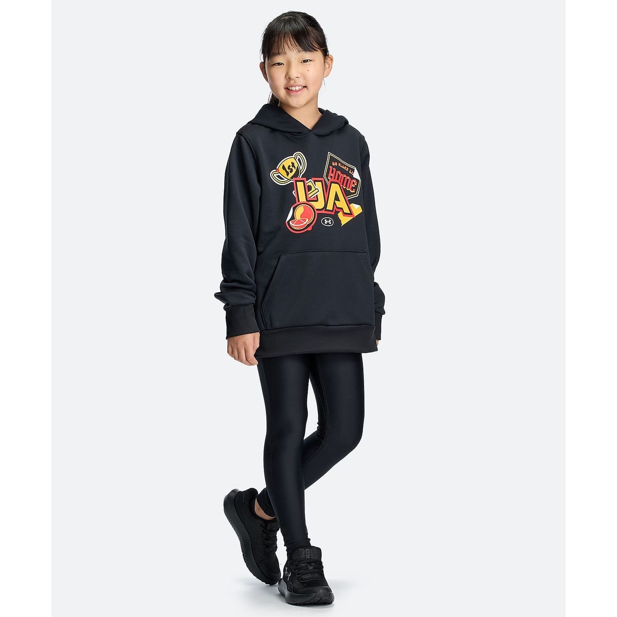 UA RIVAL LIGHTWEIGHT TERRY GRAPHIC HOODIE