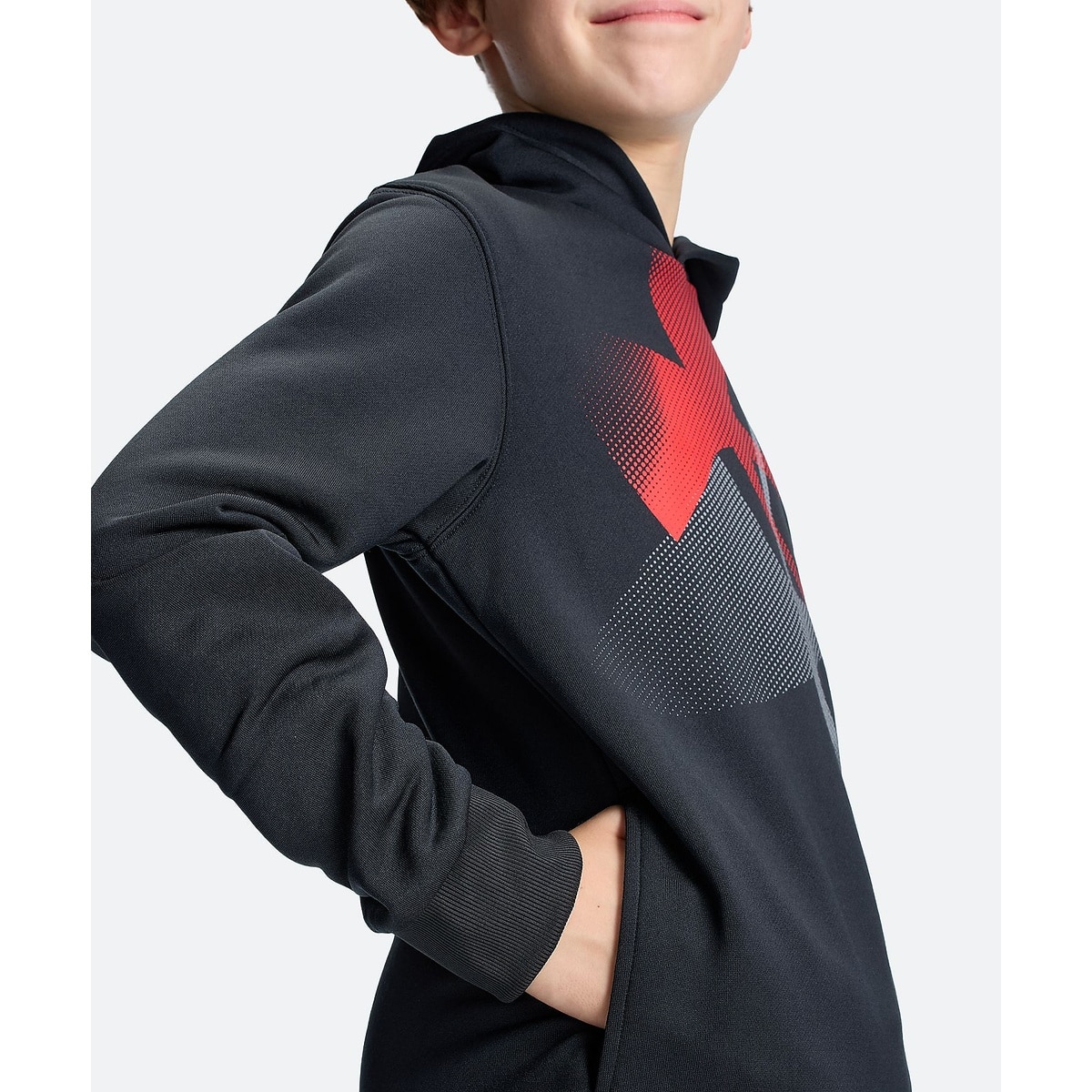 UA TECH TERRY SUPER BIG LOGO HOODIE