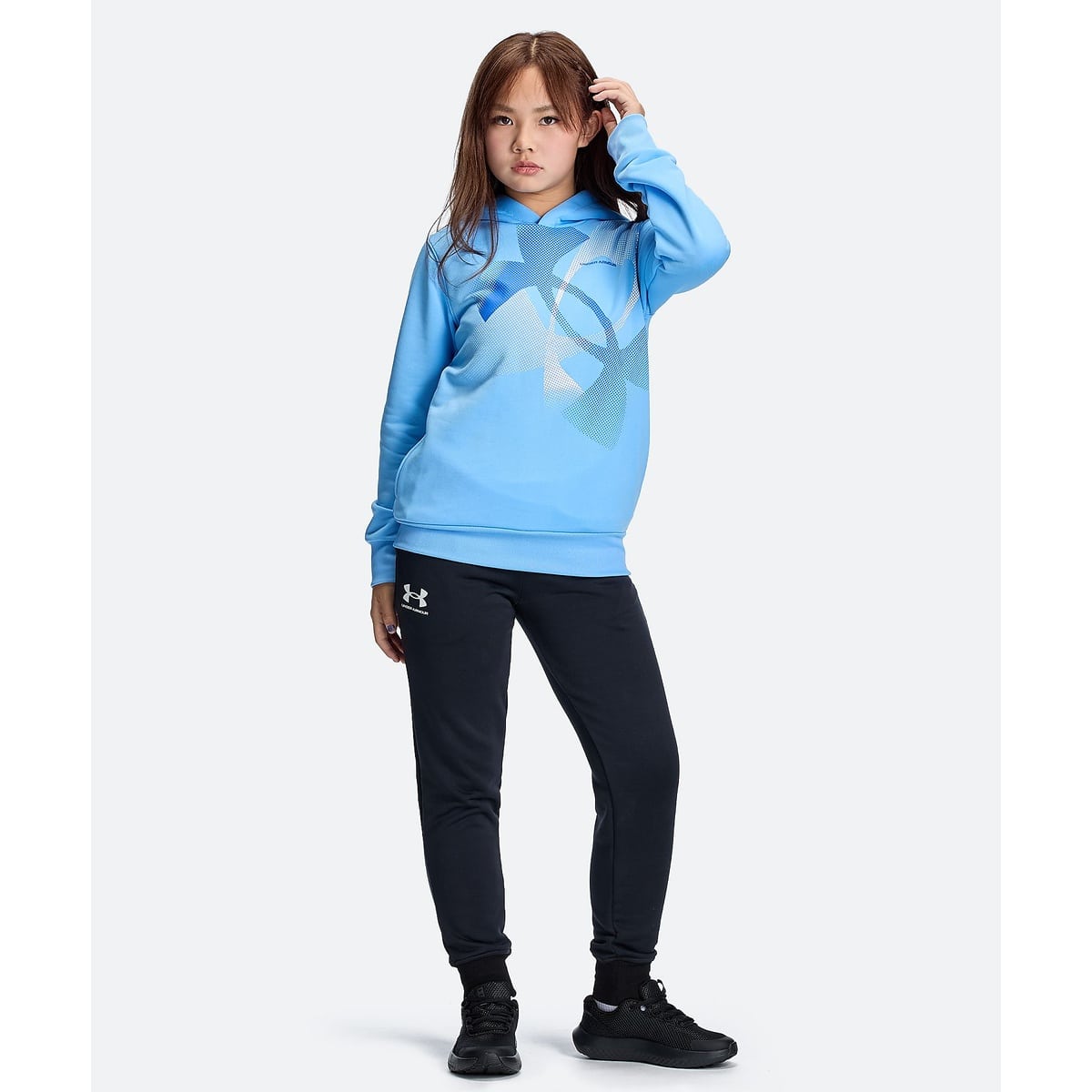 UA TECH TERRY SUPER BIG LOGO HOODIE