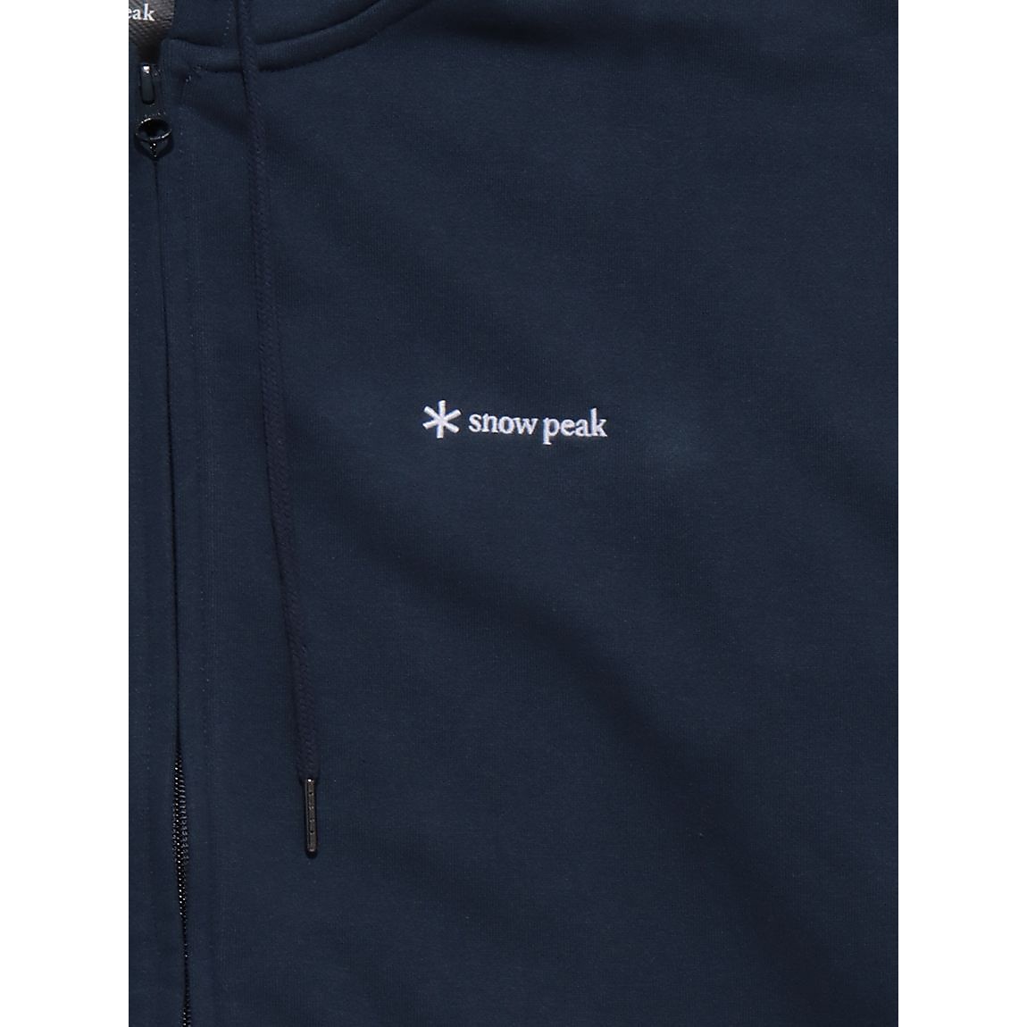 SP LOGO ZIP UP HOODIE M NAVY