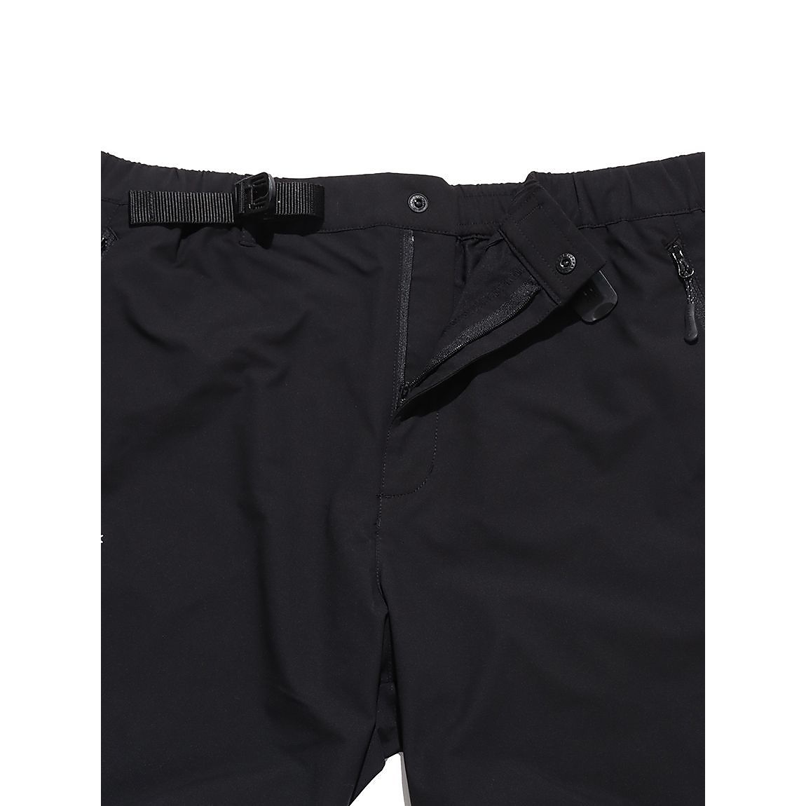 STRETCH CLOTH PANTS L BLACK