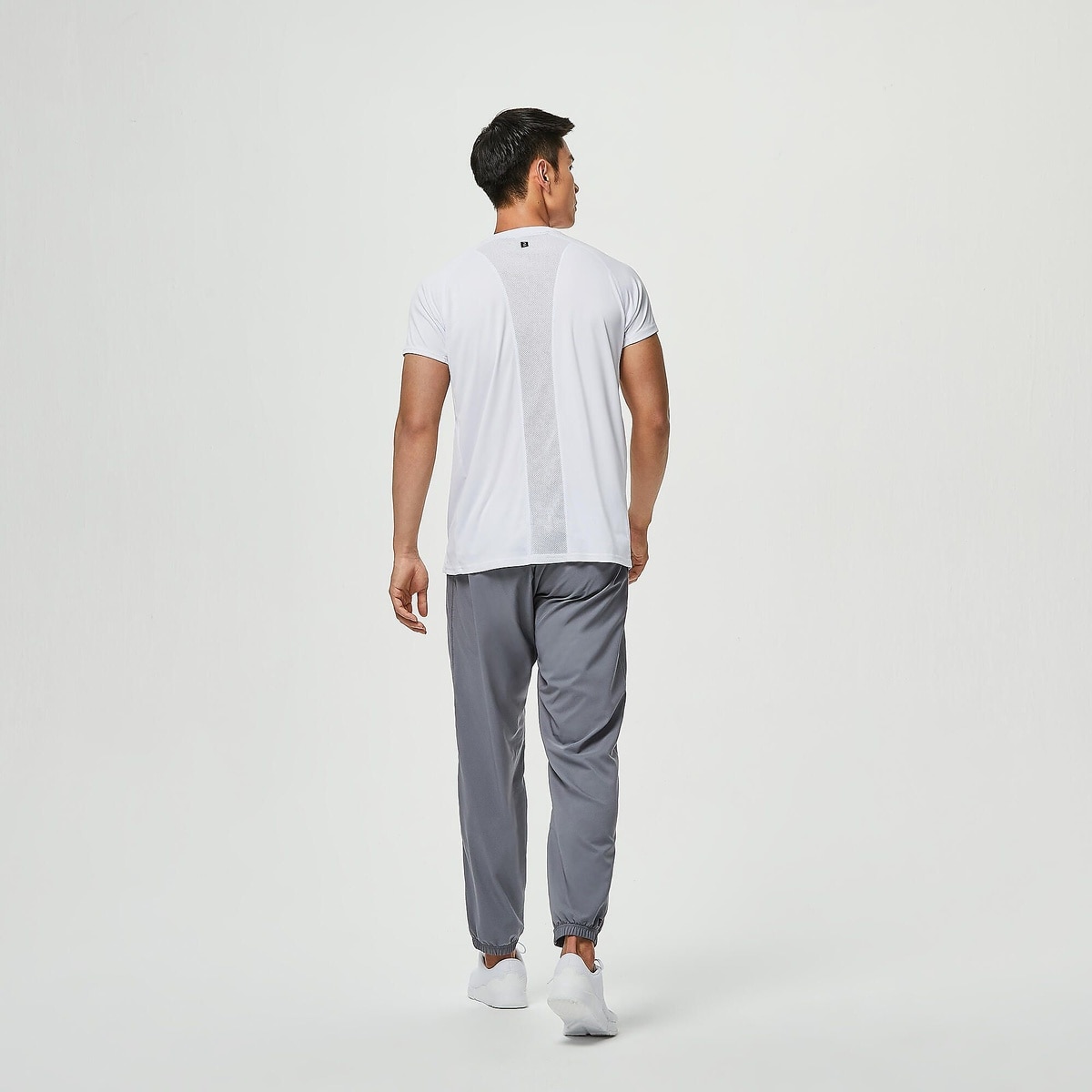 フィットネス メンズ ボトムス 透湿性 レギュラーフィット エッセンシャル GRY