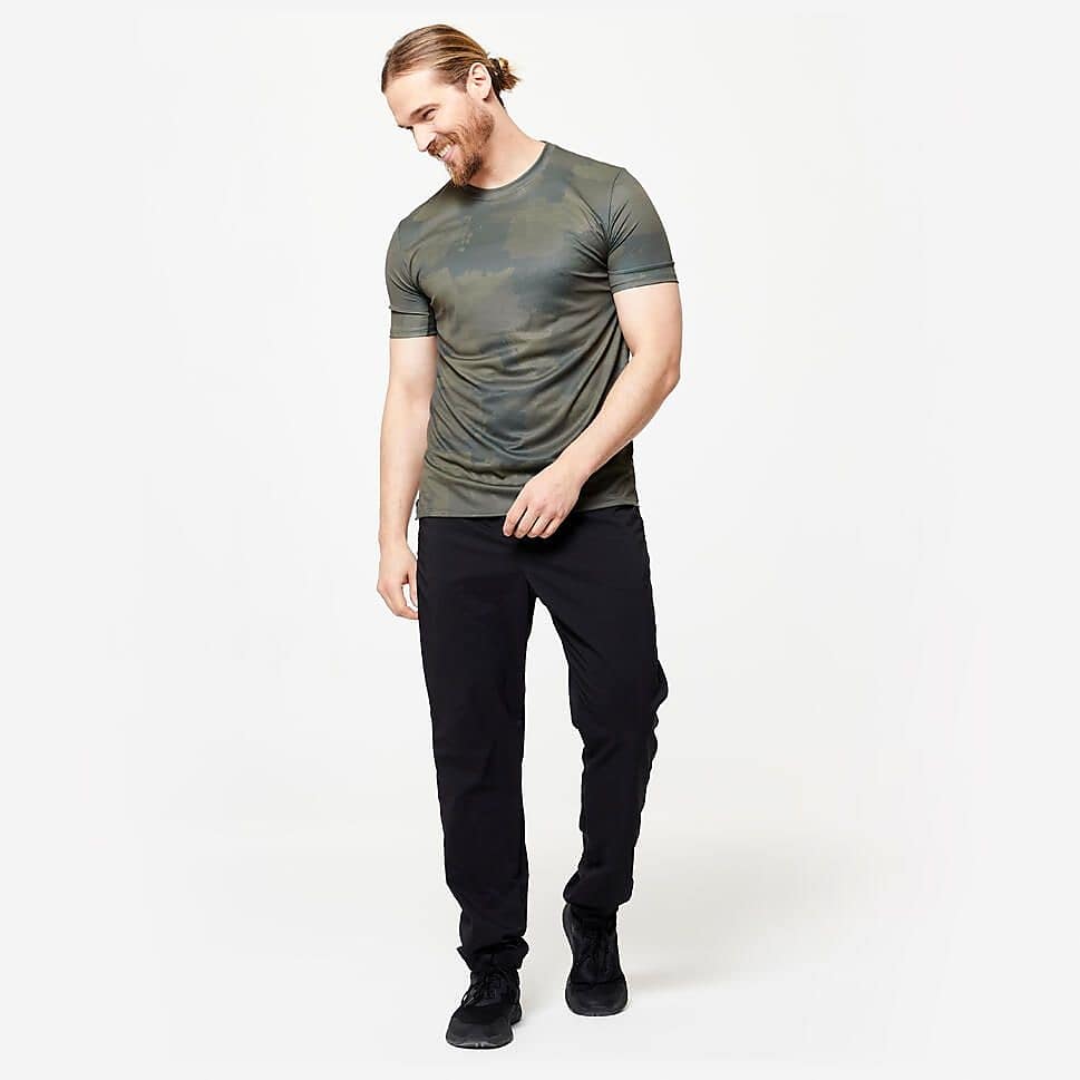 フィットネス メンズ ボトムス 透湿性 レギュラーフィット エッセンシャル BLK