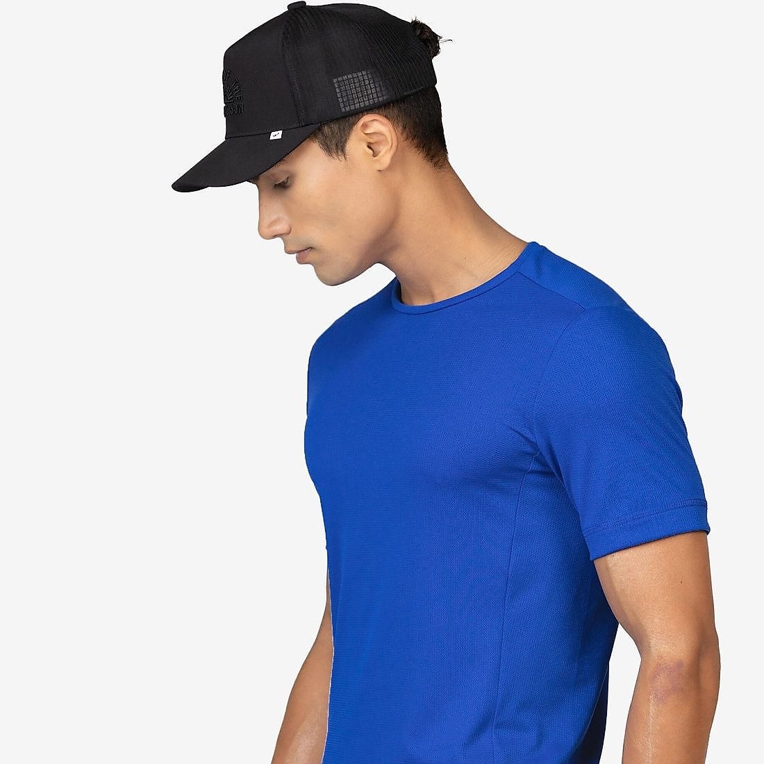ランニング メンズ Tシャツ 透湿性 DRY BLU