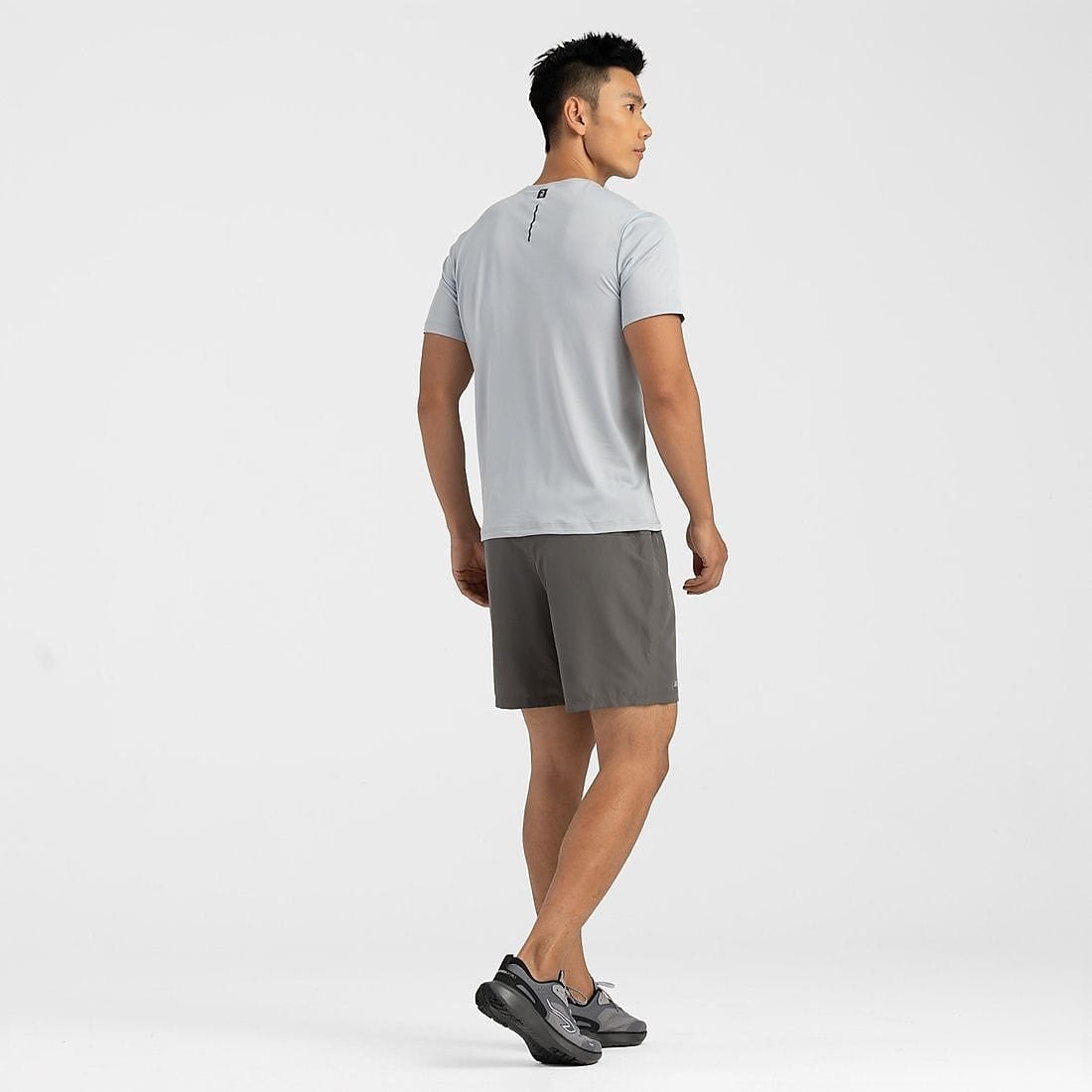 ランニング メンズ Tシャツ 透湿性 DRY GRY