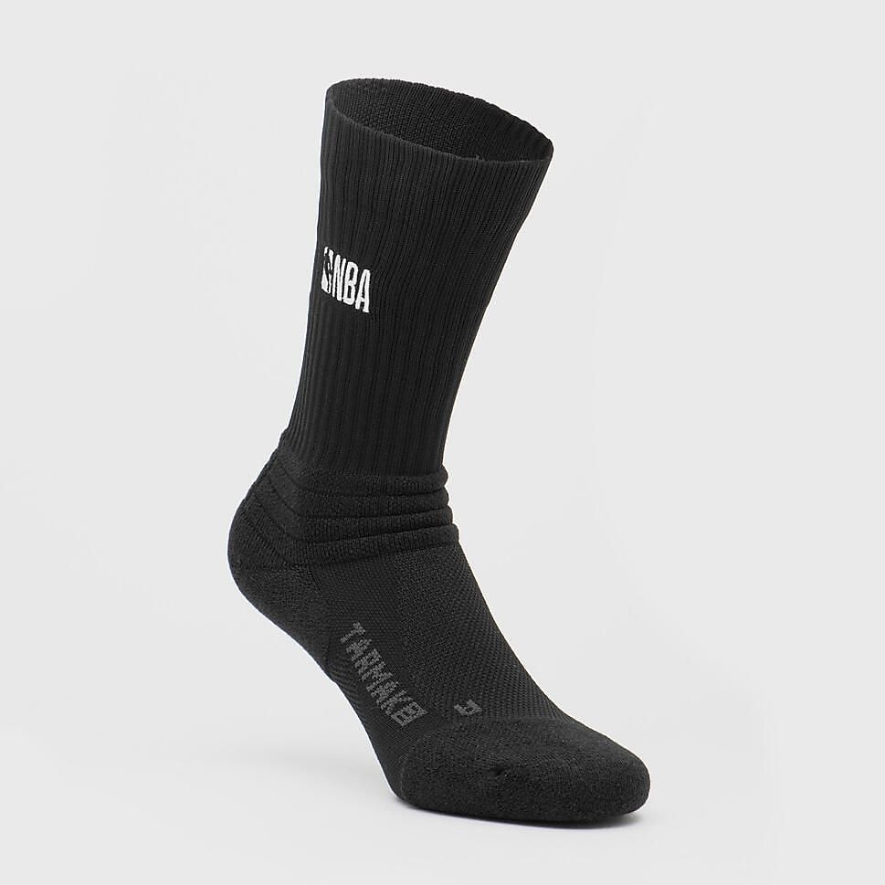 バスケットボール ソックス 2足組 大人用 NBA SO900 BLK