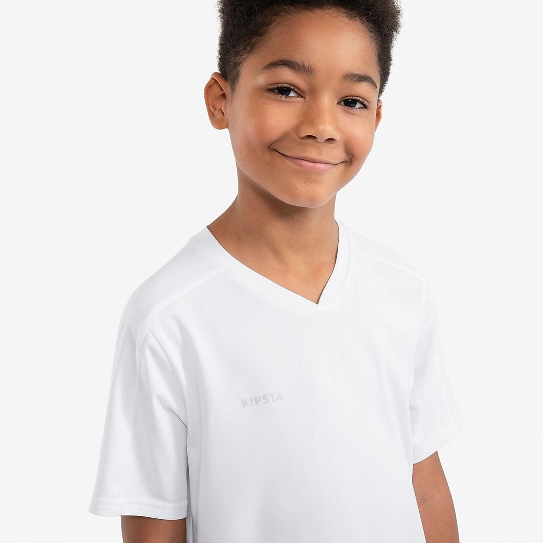 キッズ サッカー用半袖Tシャツ ESSENTIAL WHT