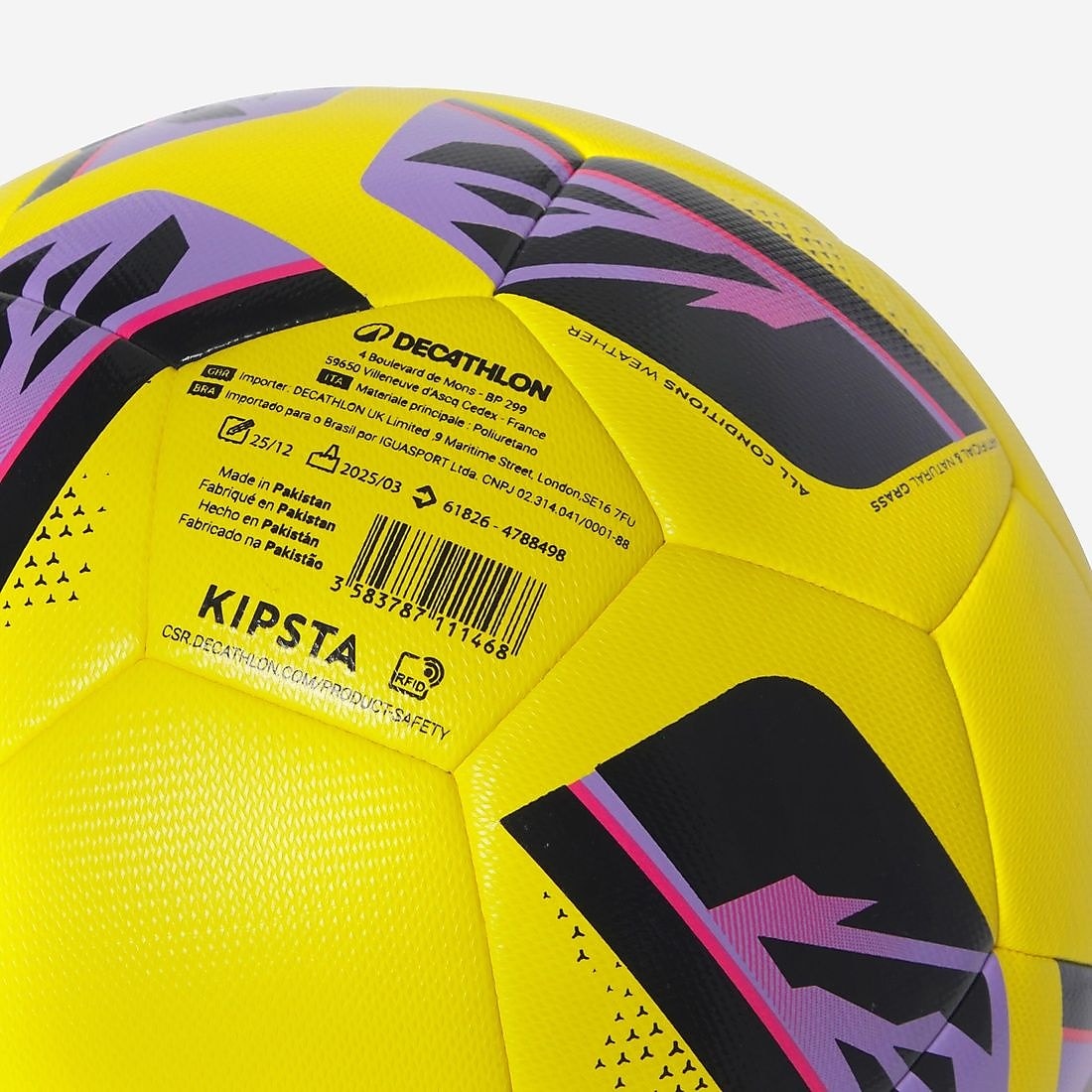 サッカーボール 5号 FIFA Basic Club Hybrid YEL