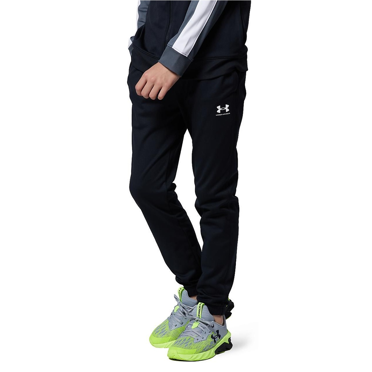 20F UA COLOR BLOCK KNIT TRACK SUIT