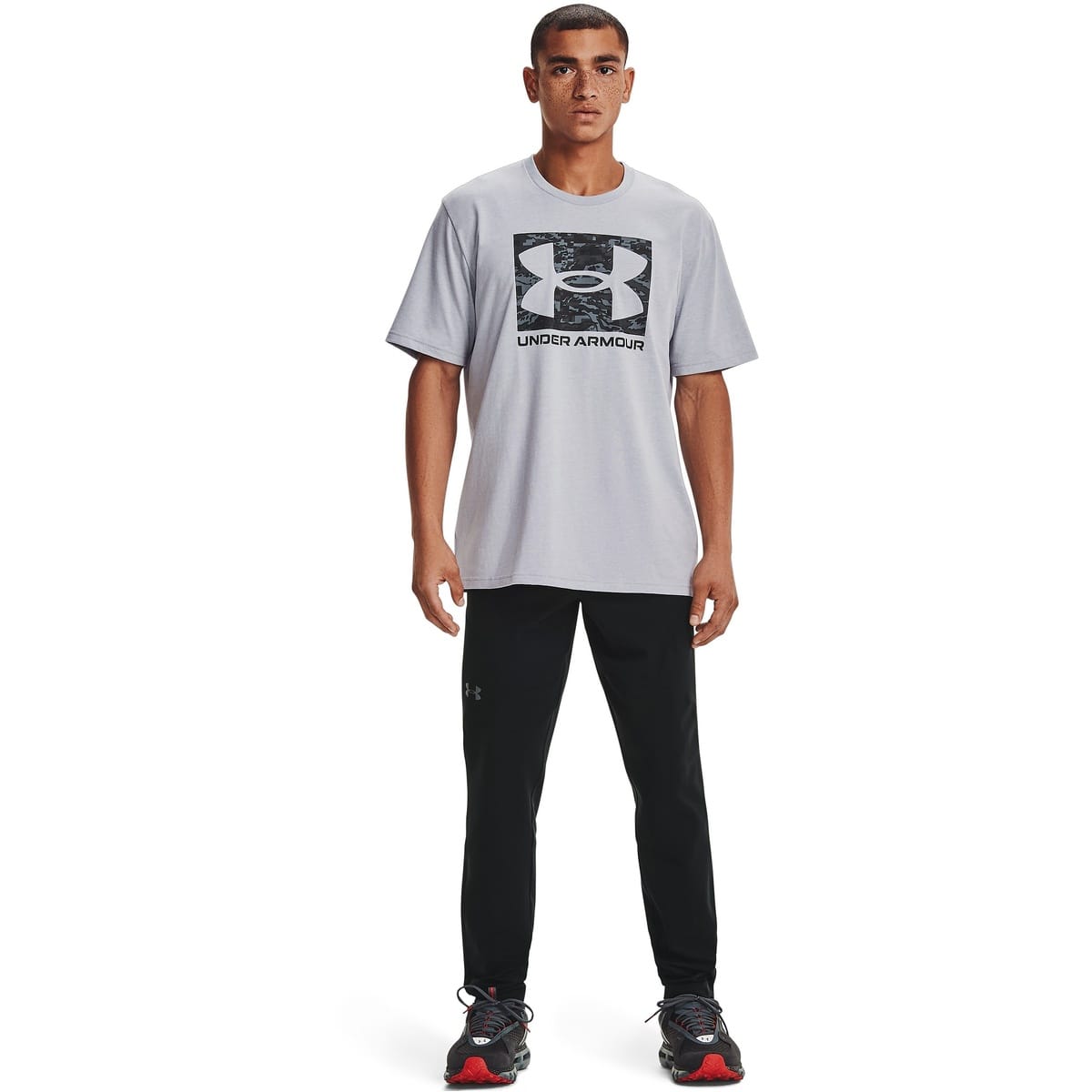UA ABC CAMO BOXED LOGO SS