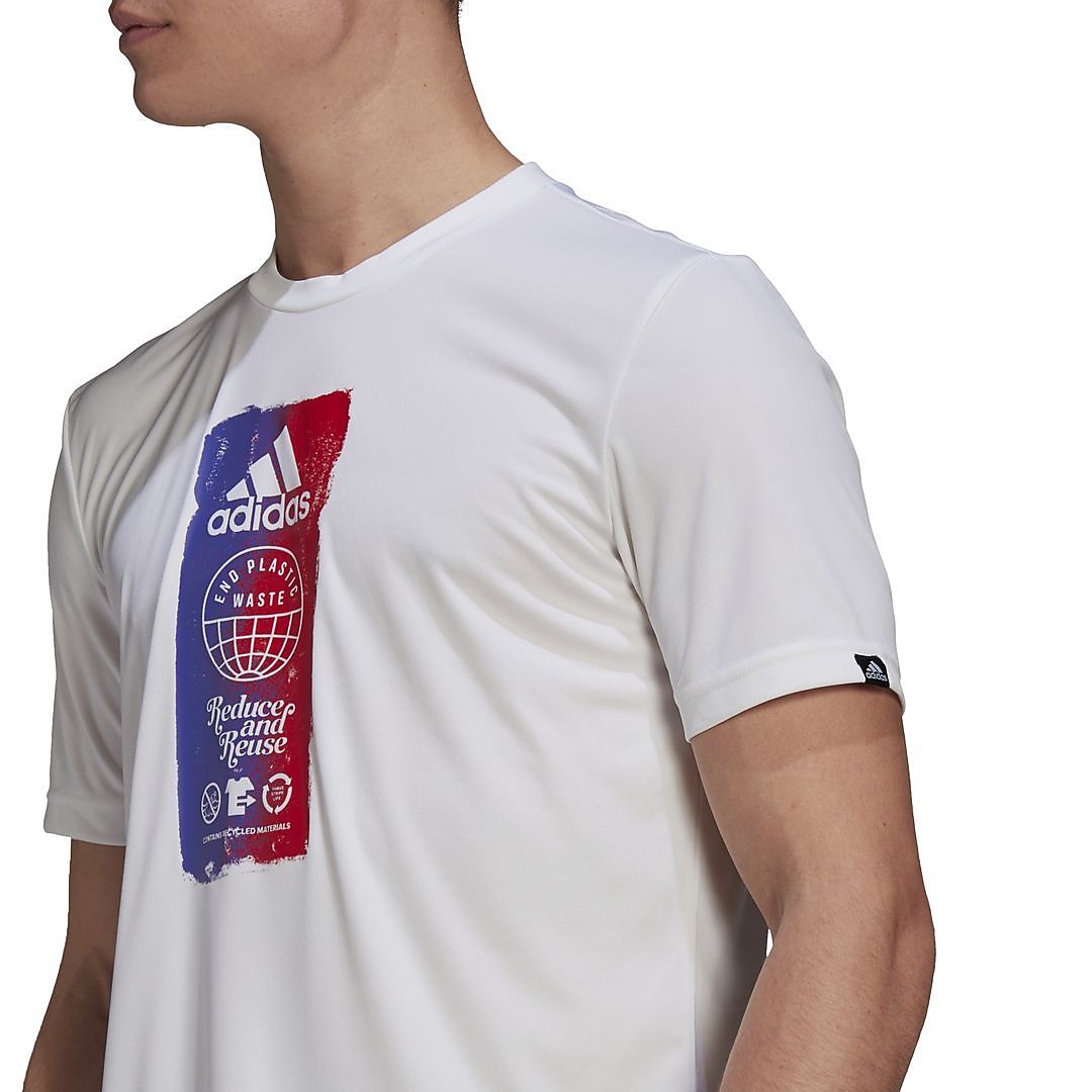 PRIMEBLUE フォー ジ オーシャンズ アイコンズ グラフィック 半袖Tシャツ / Primeblue For The Oceans Icons Graphic Tee